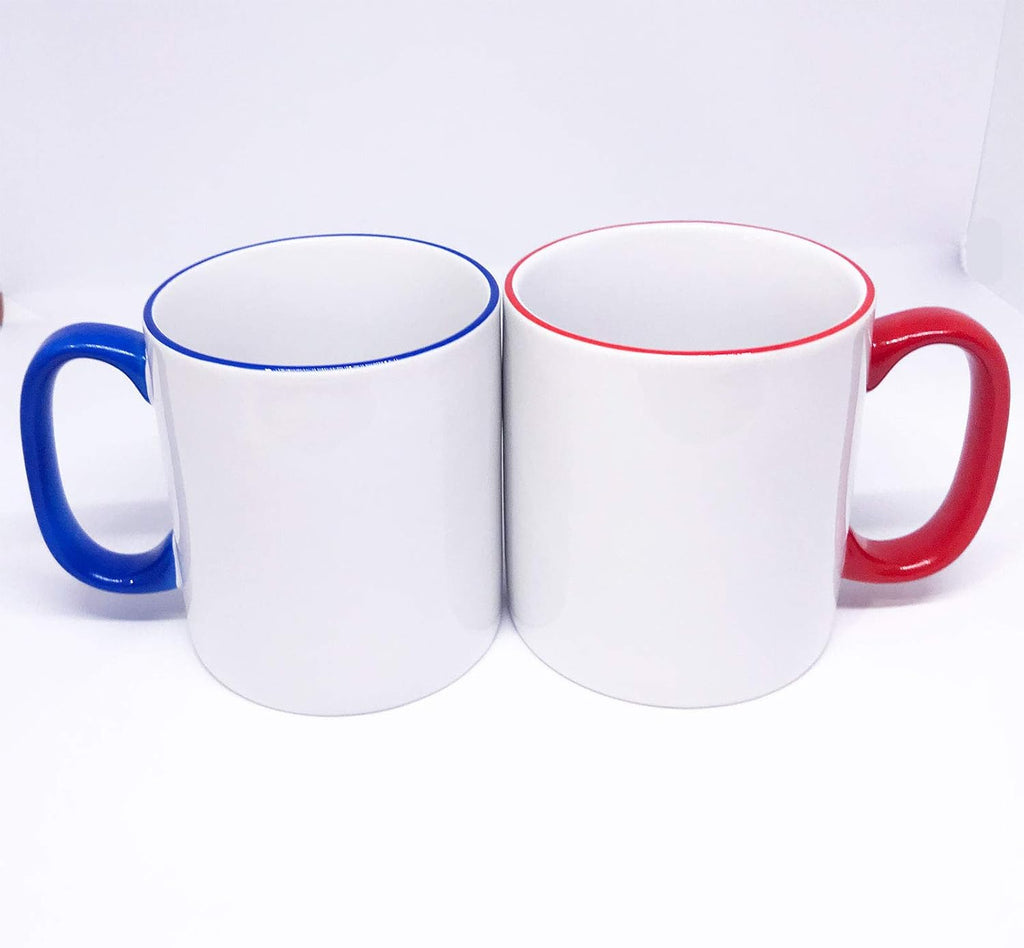 JRDecal Red And Blue Mug